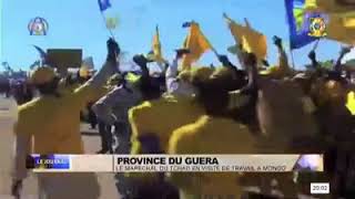 Reportage de Nassour Noudjiti lors de la visite du Maréchal à Guera [upl. by Arihaz]