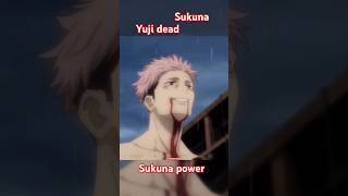 Yuji dead  gojo yuji sukuna jujutsukaisen anime [upl. by Droffats]