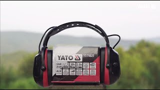 YT74625 Electronic Earmuffs Ear Protect Active hearing protection with YATO [upl. by Yenhpad]