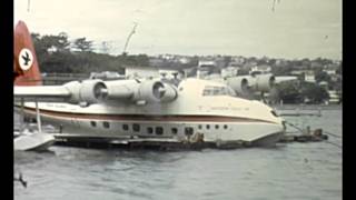 Flying Boats Rose Bay Sydney Water Airport [upl. by Aldridge628]