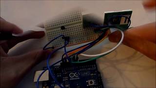 Arduino Sainsmart 18 TFT LCD and LM35 Temperature Sensor [upl. by Brandais]