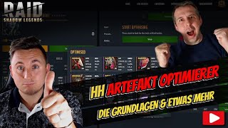 Raid Shadow Legends  Hell Hades Gear Optimizer  Artefakt Optimierer  Grundlagen amp mehr [upl. by Naillij]