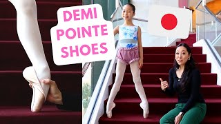 Fitting for DEMI Pointe Shoes [upl. by Eibo]