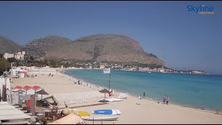 🔴 Recorded live footage from Mondello  Sicily  Live Cameras from the world [upl. by Rush452]