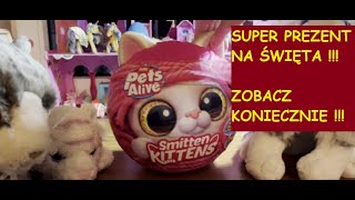 PETS ALIVE SMITTEN KITTEN UNBOXING unboxing relaxing fun kidsvideo kidsactivities zabawa [upl. by Attenna966]