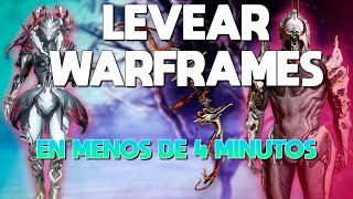 Levear a tus WARFRAMES mas RAPIDO 4 Minutos [upl. by Thorwald586]