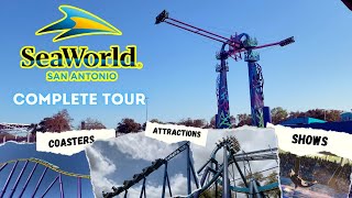 The Complete Tour Of Seaworld San Antonio [upl. by Sillyhp]