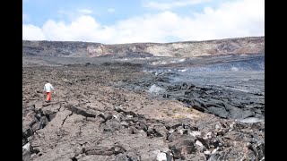 Halemaʻumaʻu eruption sampling  June 7 2023 [upl. by Helbonia]