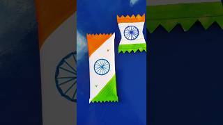 Happy Independence Day Craft15 August🇮🇳Indian armyshortsyoutubeshortsviralshorts [upl. by Ardussi]