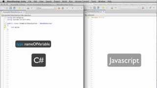 C vs JS syntax  Unity Official Tutorials [upl. by Horace]