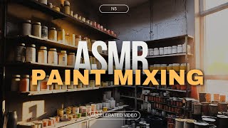 Mixing paint  Crafting shades ASMR [upl. by Nyrok]