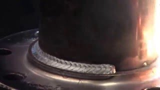 Carbon Steel Pipe MIG Welding penmfgcom [upl. by Alair649]