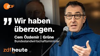 Protest der Landwirte  Schmerzgrenze laut Özdemir überschritten  heute journal [upl. by Forsyth]