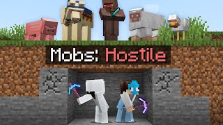 Minecraft But Every Mob is HOSTILE [upl. by Michaeu]