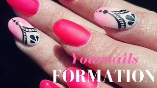 💅 FORMATION YOURNAILS POSE ONGLES 💅 PAS A PAS TUTORIAL l ASTUCES UTILES  REMPLISSAGE NAIL ART [upl. by Arlyne]