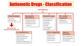 49 Antiemetic Drugs  AUDIO Classification of Antiemetic Drugs  Antiemetics  Emesis Inhibitors [upl. by Jonathan]