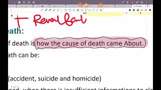 L1  Medicolegal Aspect of Death  Forensic 41 [upl. by Lauree]