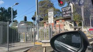 Vlog 31 Update Level Crossing Dapto NSW Australia [upl. by Ivette]