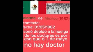 México eas alarm 1982 🇲🇽 [upl. by Aihsyla]