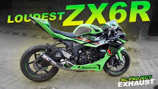 INDIAs most loaded 2024 ZX6R is extremely LOUD 🔥💥 [upl. by Adlecirg]