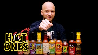 Sean Evans Reveals the Season 25 Hot Sauce Lineup  Hot Ones [upl. by Solrak]