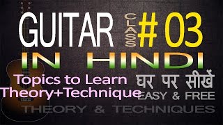 Complete Guitar Lessons For Beginners In Hindi 03 Learning Concepts What we have to Learn [upl. by Celeski]