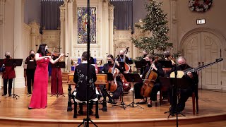 Bach  Violin Concerto in A minor BWV 1041  1st mvt Allegro Rachell Ellen Wong  Voices of Music 8K [upl. by Li]