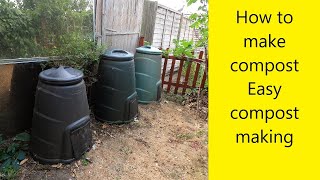 Compost making for beginners  a step by step easy guide  UK Allotment Zone 8 [upl. by Noid622]