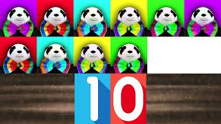 Numbers 1 to 1000 With Panda Pictures And Bonus [upl. by Conah]