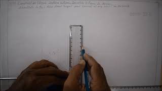 Drawing an Ellipse by Directrix method  M117  Engineering Graphics in Tamil [upl. by Adore1]