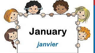 Cours danglais 8  Les mois de lannée en anglais January February March April May June July August [upl. by Perseus]