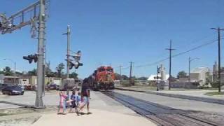 Railfanning in Galesburg IL BNSF Horn Action [upl. by Mae]