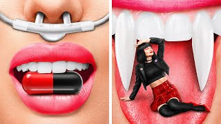 Shocking How to Become a VAMPIRE 🧛🏻 Extreme Hacks to Become Vampires Girlfriend [upl. by Kele]