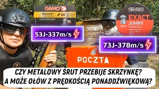 Wiatrówka Hatsan 150 Vortex 55mm 73 joule amp ponaddźwiękowy śrut amp skrzynka poczta [upl. by Slifka]