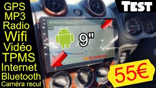 quotTestquot Autoradio GPS android à écran géant pour moins de 60€ 😍 BON PLAN 😍 [upl. by Schulman903]