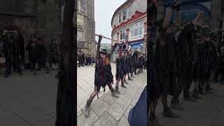 Beltane Border Morris  Cross Tree  Okehampton Samhain  2 Nov 24 Courtesy of Mandy EldredTyler [upl. by Sammer779]