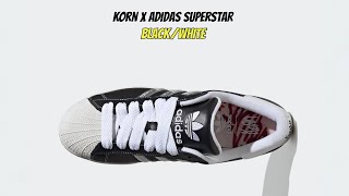 Korn x Adidas Superstar BlackWhite [upl. by Anuahs]