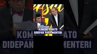 Komeng pidato didepan para menteri komeng pidato shorts [upl. by Dickinson216]