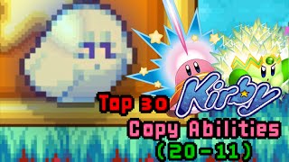 Top 30 Kirby Copy Abilities2011 [upl. by Harri]