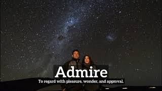 What is Admire  How to Say Admire in English  How Does Admire Look [upl. by Nallad]