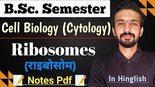 Ribosomes  Bsc Semester  Cell Biology  By Dadhich Sir [upl. by Lisab]