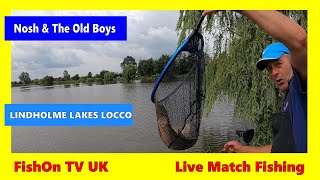 FishOn TV UK  LIVE MATCH FISHING  LINDHOLME LAKES LOCCO POND  AUGUST 2020 [upl. by Gibbs]