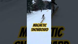 SNOWBOARD WITH MAGNETS snowboarding extremesport [upl. by Enneira]