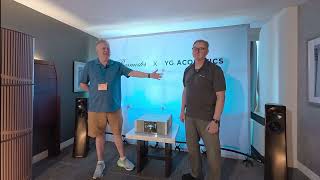 Burmester and YG Acoustics at Capital Audiofest 2024 [upl. by Enajiram476]