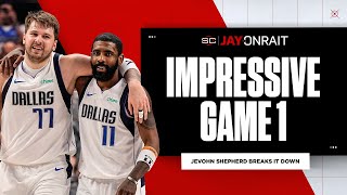 How impressive were Luka Doncic and Kyrie Irving in Game 1  Jay on SC [upl. by Gayleen325]