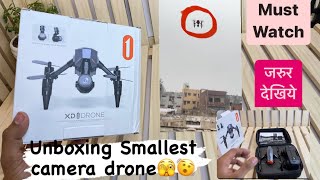 Smallest camera drone unboxing drone pocketdrone new toys unboxing tech explore gadgets [upl. by Ailenroc465]