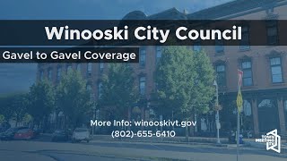 Winooski City Council  1072024 [upl. by Nivanod]