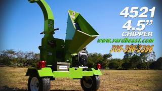 Yardbeast 4521 45quot  624cc Commercial Wood Chipper [upl. by Llerreg812]