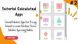 Tutorial Calculated Apps  Kodular  Calculator Screen [upl. by Eidnak]