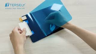 Installation Guide for T Tersely PaperFeelTPUMatte Screen Protector for iPad  Tablets [upl. by Nacim]